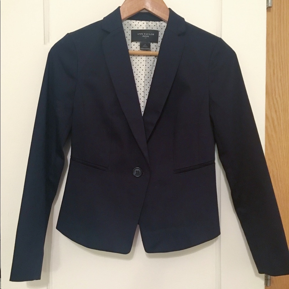 Ann Taylor navy blazer